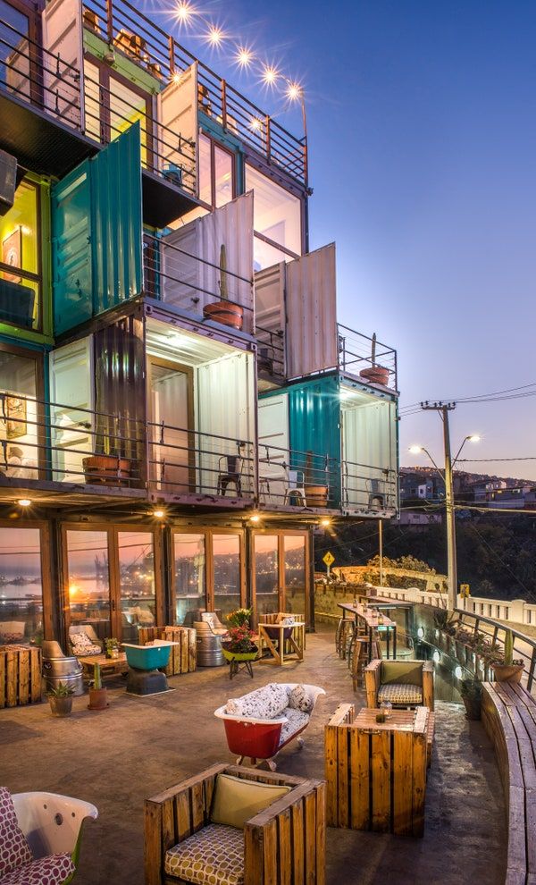 shipping container ideas - hotel