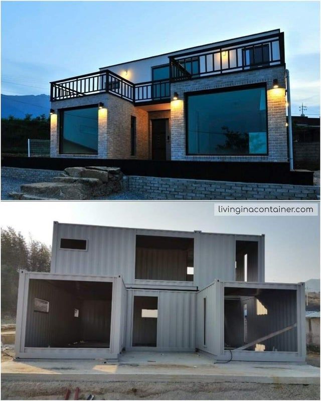 shipping container ideas - luxury house, SOuth Korea